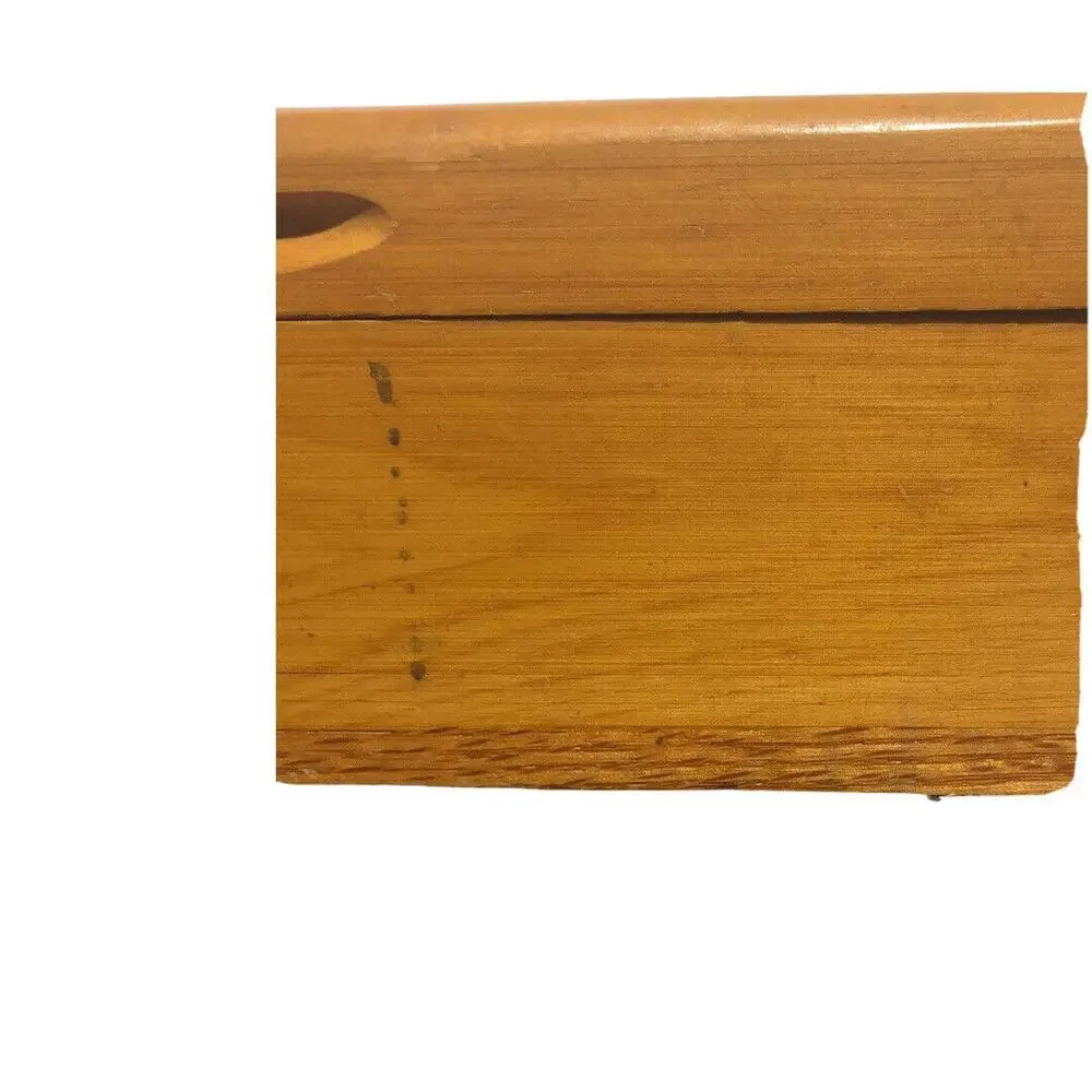 Country Farmhouse Wooden Trinket Box Dovetail Edge English Cottage Garden